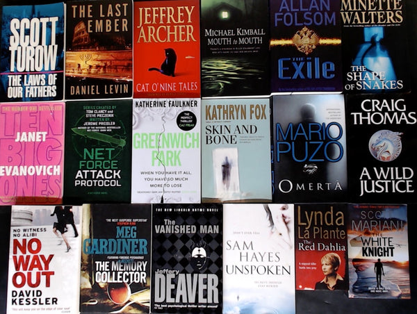 Secondhand  Crime Fiction & Thriller Bargain Book Box DSH1277