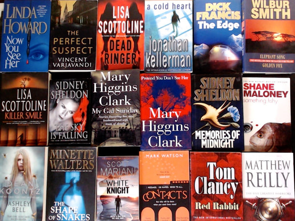 Secondhand  Crime Fiction & Thriller Bargain Book Box DSH1280