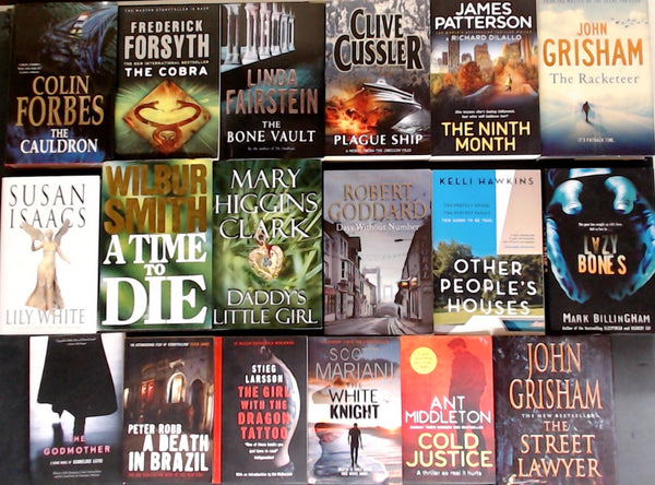 Secondhand  Crime Fiction & Thriller Bargain Book Box DSH1283