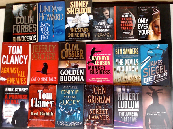 Secondhand  Crime Fiction & Thriller Bargain Book Box DSH1288
