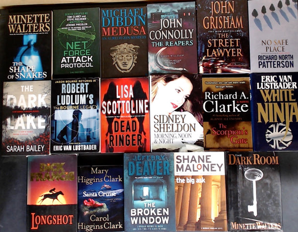 Secondhand  Crime Fiction & Thriller Bargain Book Box DSH1296
