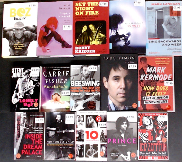 Showroom Sample Music & Cultural Biographies Bargain Book Box DSH1313