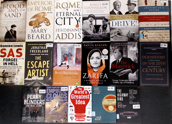 Showroom Sample History & Biography Bargain Book Box DSH1319