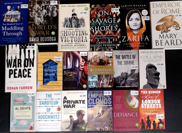 Showroom Sample History & Biography Bargain Book Box DSH1320