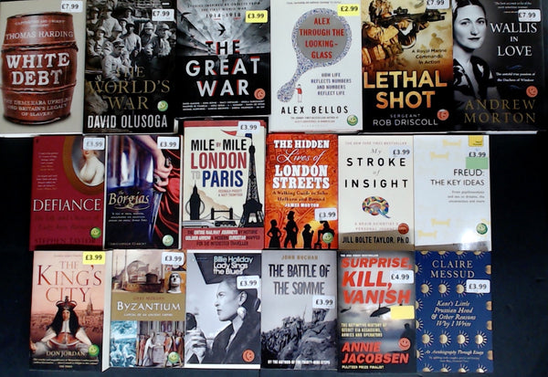 Showroom Sample History & Biography Bargain Book Box DSH1323