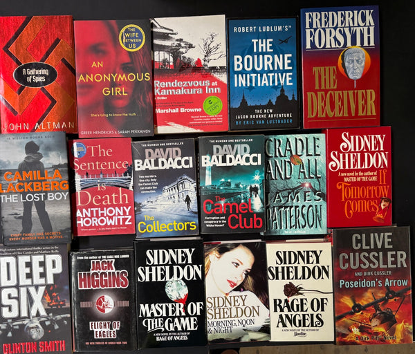 Secondhand Crime Fiction & Thriller Bargain Book Box DSH763