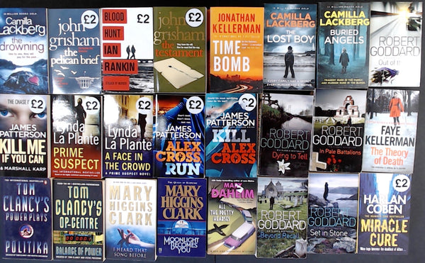 Secondhand Crime Fiction & Thriller Bargain Book Box DSH805