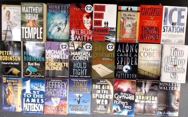 Secondhand Crime Fiction & Thriller Bargain Book Box DSH860
