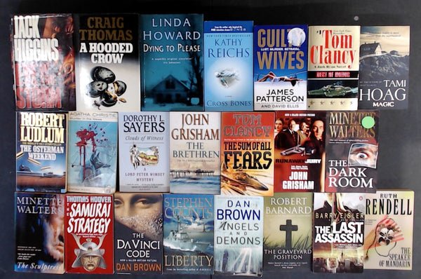 Secondhand Crime Fiction & Thriller Bargain Book Box DSH871