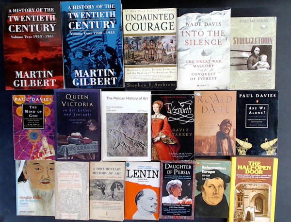 Secondhand History & Biography Bargain Book Box DSH875