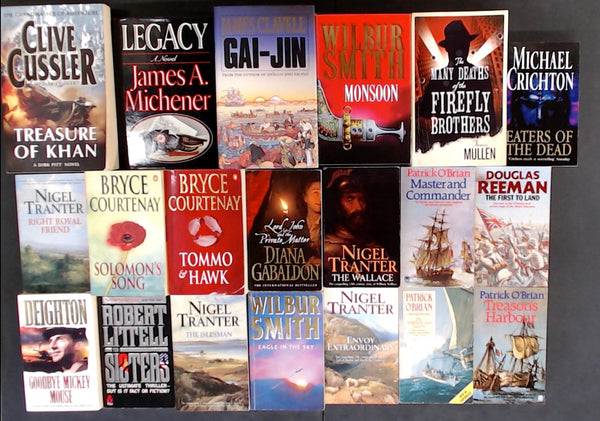 Secondhand Adventure & Historical Fiction Bargain Book Box DSH902