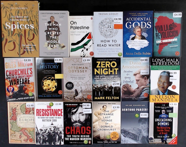 Showroom Sample History & Politics Bargain Book Box DSH905