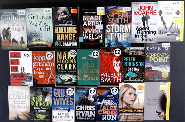 Showroom Sample Crime Fiction Thriller Bargain Book Box DSH907