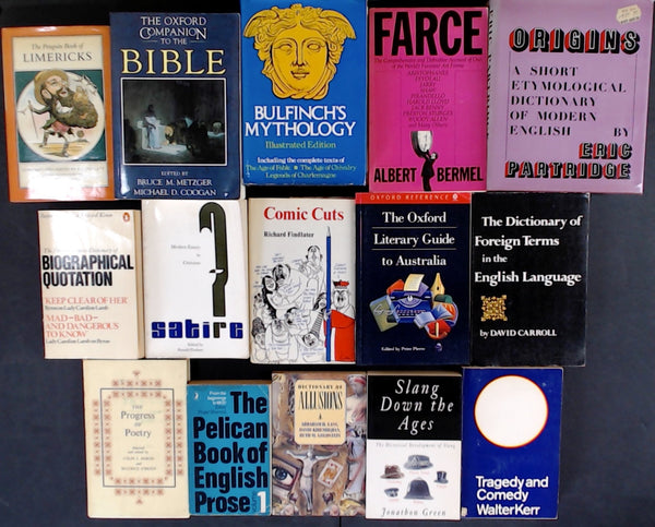 Secondhand Reference & Literary Studies Bargain Book Box DSH912