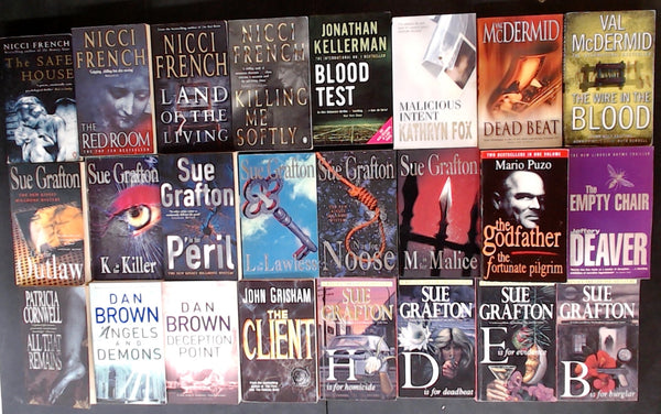 Secondhand Crime Fiction & Thriller Bargain Book Box DSH980