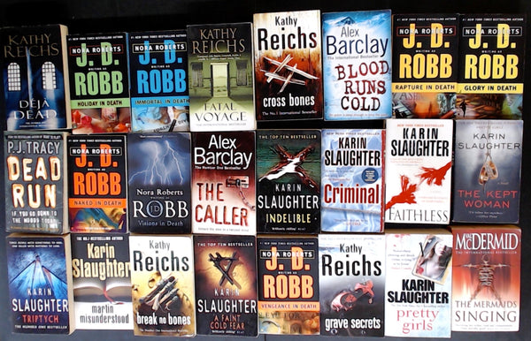 Secondhand Crime Fiction & Thriller Bargain Book Box DSH981