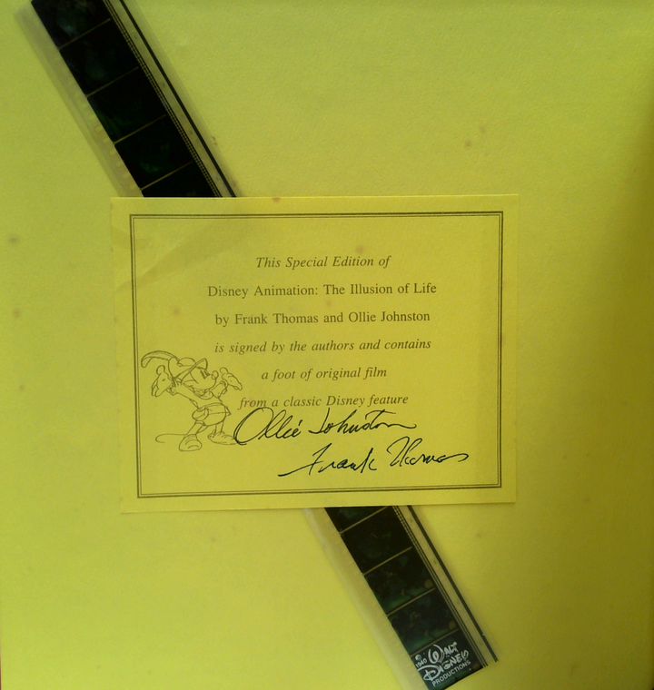Disney Animation: The Illusion Of Life (SIGNED)