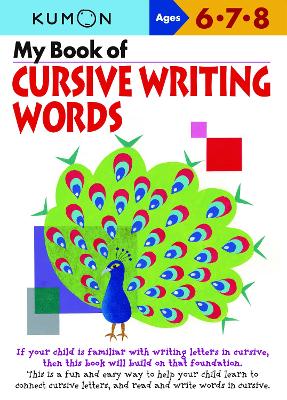 Kumon My Book of Cursive Writing Words