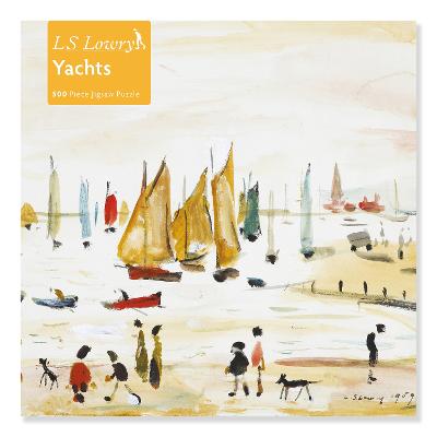 Adult Jigsaw Puzzle L.S. Lowry: Yachts (500 pieces): 500-piece Jigsaw