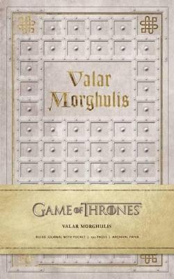 Game of Thrones: Valar Morghulis Hardcover Ruled Journal