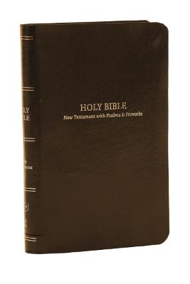 KJV Holy Bible: Pocket New Testament with Psalms and Proverbs, Brown