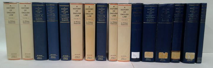 A History Of English Law (16-Volume Set)