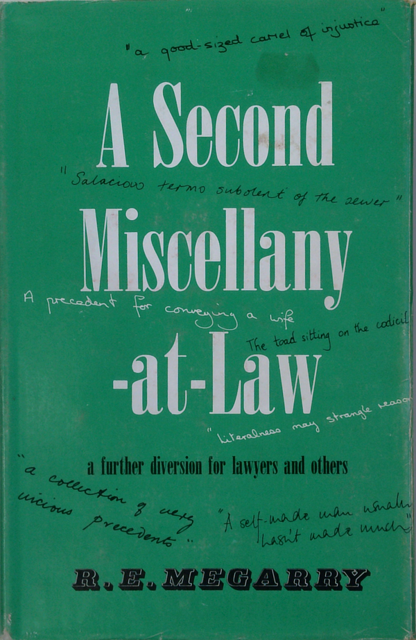 A Second Miscellany -At-Law