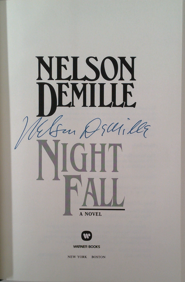 Night Fall: A Novel (SIGNED)