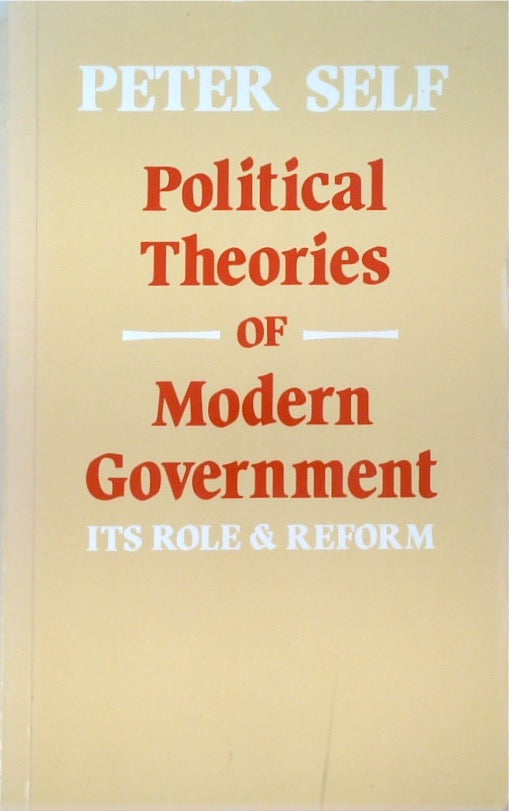 Political Theories of Modern Government