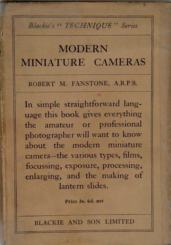 Modern Miniature Cameras
