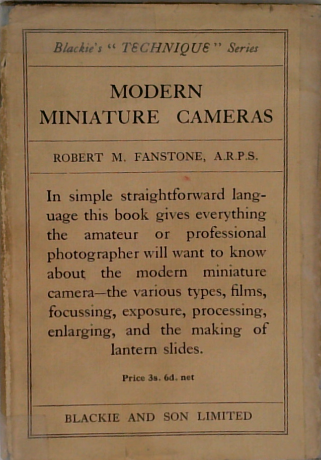 Modern Miniature Cameras
