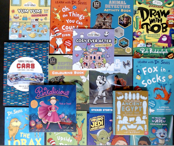 Dr Seuss & Others Sticker & Activity & Fun Bargain Book Box