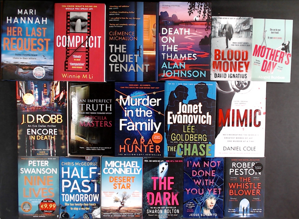 Crime Fiction & Thriller Bargain Book Box 42 (17 Books)