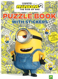 Minions 2 Puzzle Book With Stickers (fs)