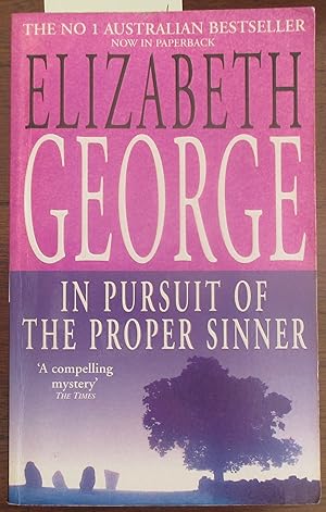 In Pursuit of the Proper Sinner: An Inspector Lynley Novel: 9