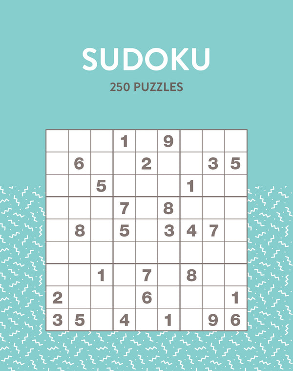 250 Puzzles Sudoku Pastel Blue