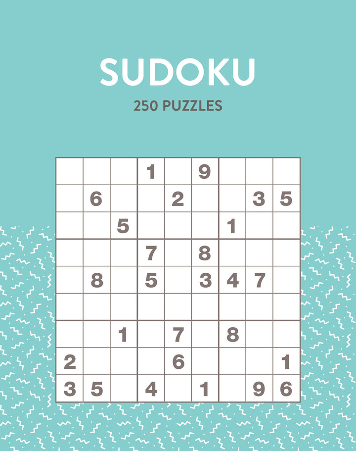 250 Puzzles Sudoku Pastel Blue