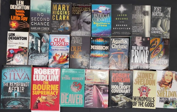 Secondhand One-off Espionage & Thriller Bargain Book Box SP2027