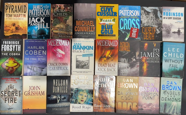 Secondhand Crime Fiction & Thriller Bargain Book Box SP2033