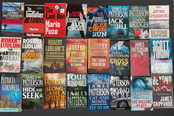 Secondhand Crime Fiction & Thriller Bargain Book Box SP2046