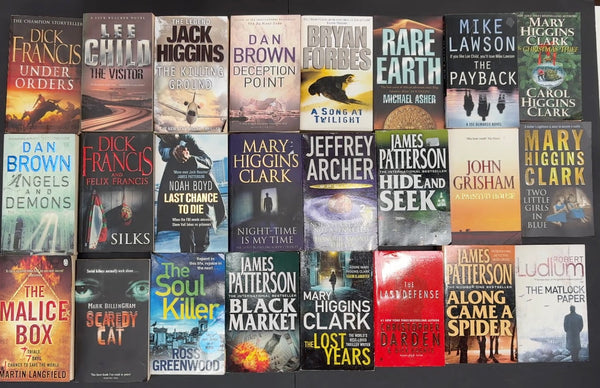 Secondhand Crime Fiction & Thriller Bargain Book Box SP2047