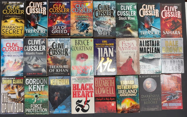 Secondhand Adventure & Thriller Bargain Book Box SP2049