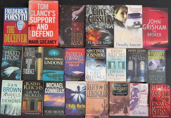 Secondhand Crime Fiction & Thriller Bargain Book Box SP2073