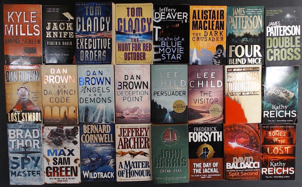 Secondhand Crime Fiction & Thriller Bargain Book Box SP2087