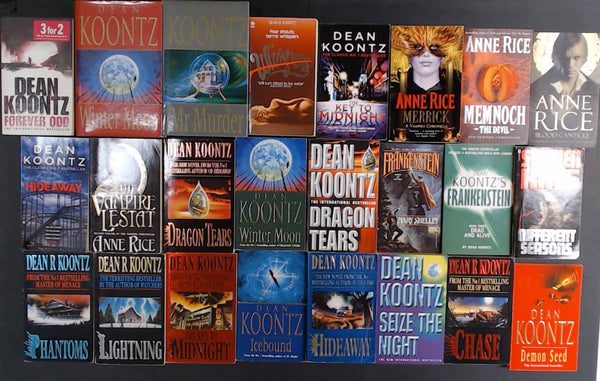 Secondhand Horror & Suspense Bargain Book Box SP2090