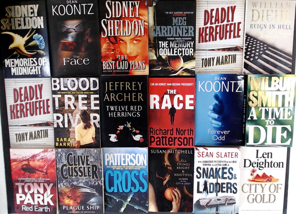 Secondhand Crime Fiction & Thriller Bargain Book Box SP2159