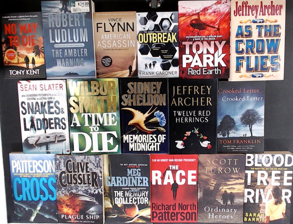 Secondhand Crime Fiction & Thriller Bargain Book Box SP2161