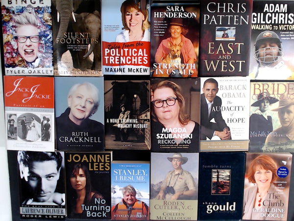Secondhand Biography & Memoir Bargain Book Box SP2162