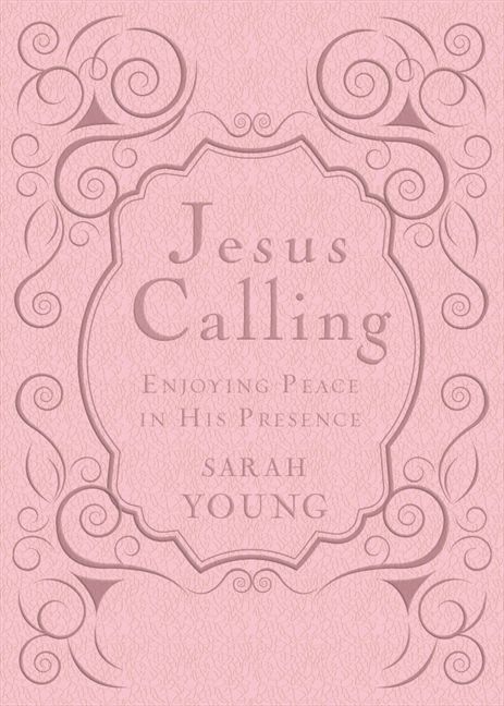 Jesus Calling, Pink Leathersoft, with Scripture references: Enjoying Peace in His Presence
