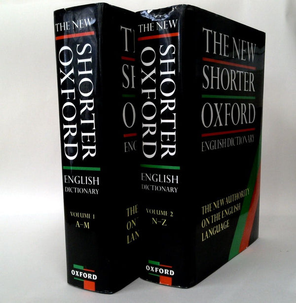 The New Shorter Oxford English Dictionary (2 volumes)